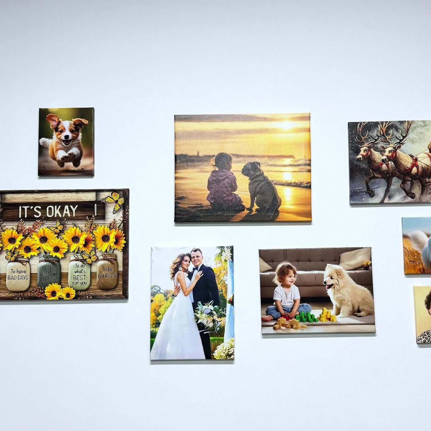 Serene Embrace Christian Canvas Wall Art Jesus With Youth