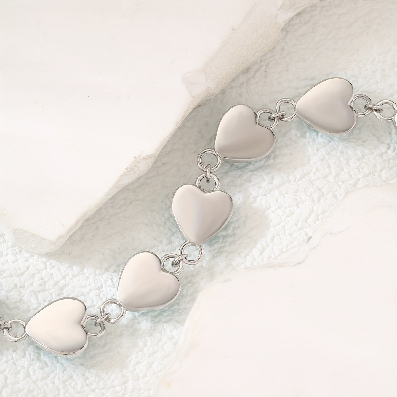 Women's Bohemian Bracelet - Turquoise Heart Charm Jewelry, Everyday & Party Jewelry Gift for Women - Bohemian Chain Link Design Year-Round Elegant Accessory