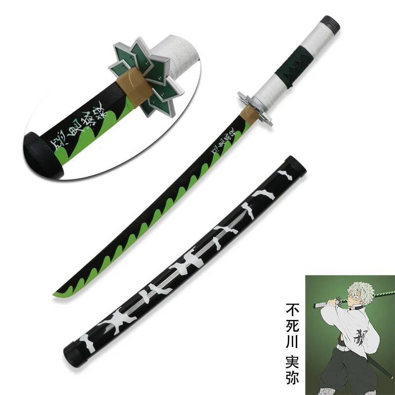 Kimetsu no Yaiba Original Anime Katana Cosplay Weapon Demon Slayer Sword Zenitsu Kyoujurou Tanjiro Swords