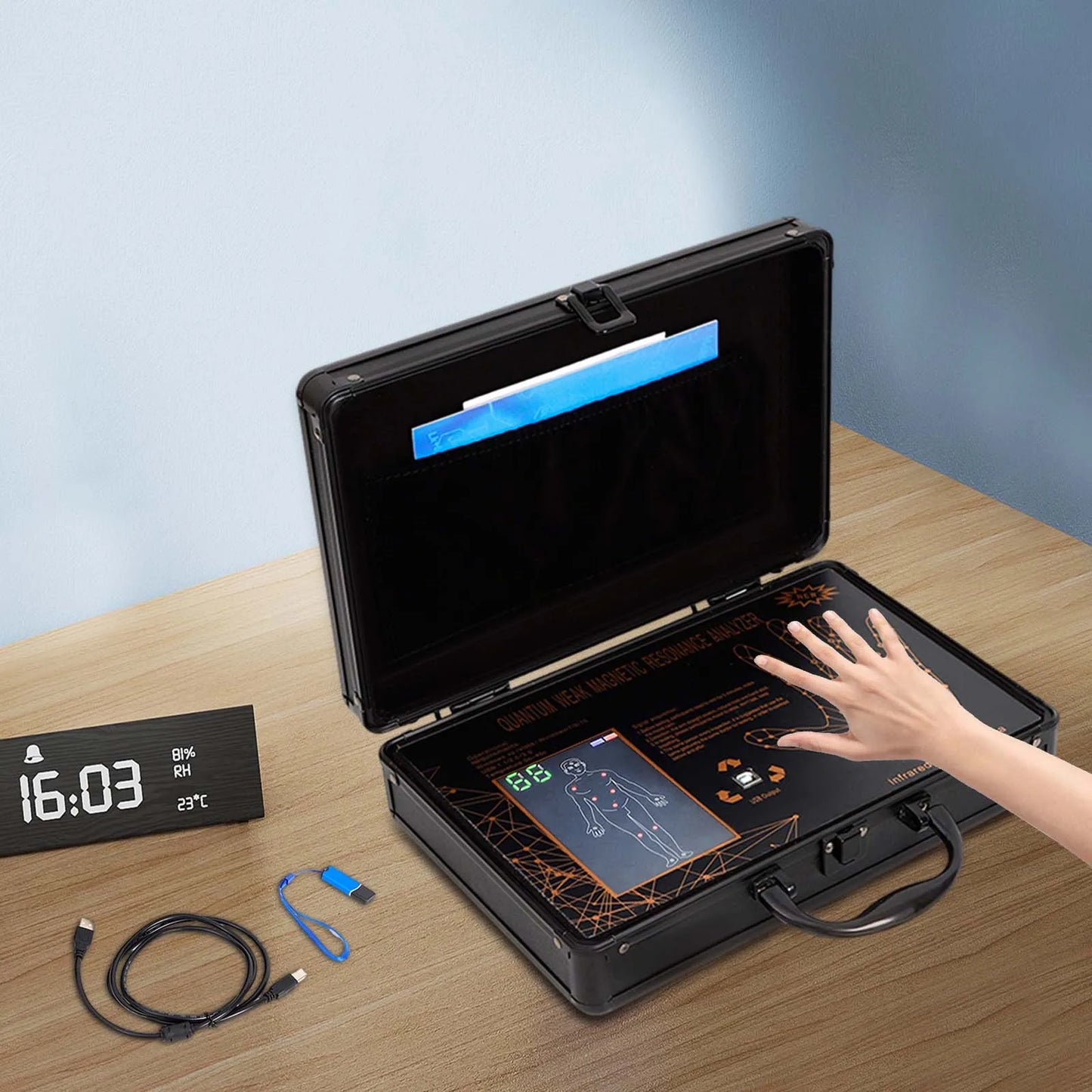 Bymaocar Quantum Magnetic Resonance Body Analyzer Scanner