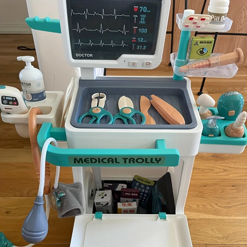 Kids Doctor Set 26 Piece Pretend Medical Station Toy Kit