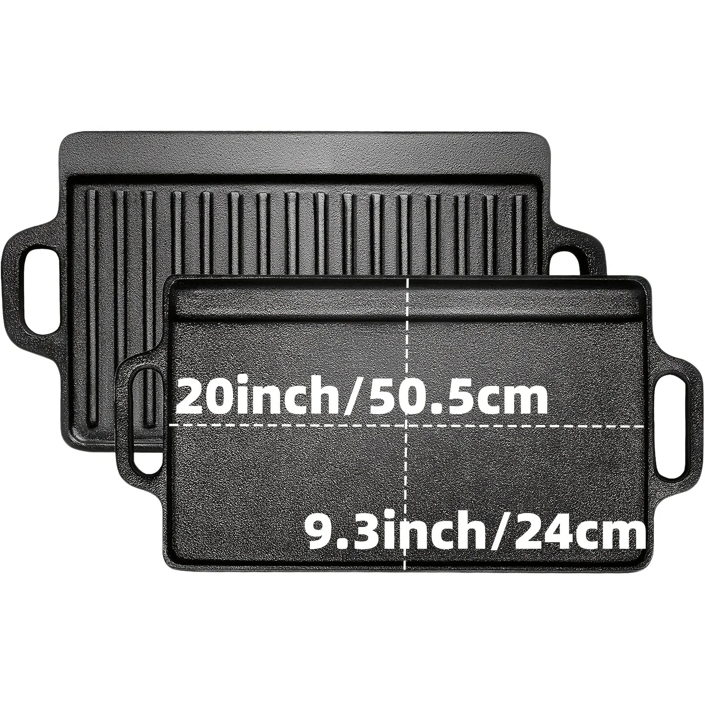 3 Piece Cast Iron Skillet Set 6 8 10 Inch Preseasoned Pans For Oven Campfire