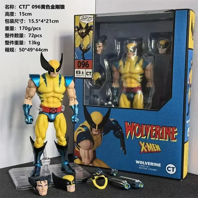 Ct Toys Wolverine Mafex 096 138 Manga Version Logan Classic Battle Suit Marvel