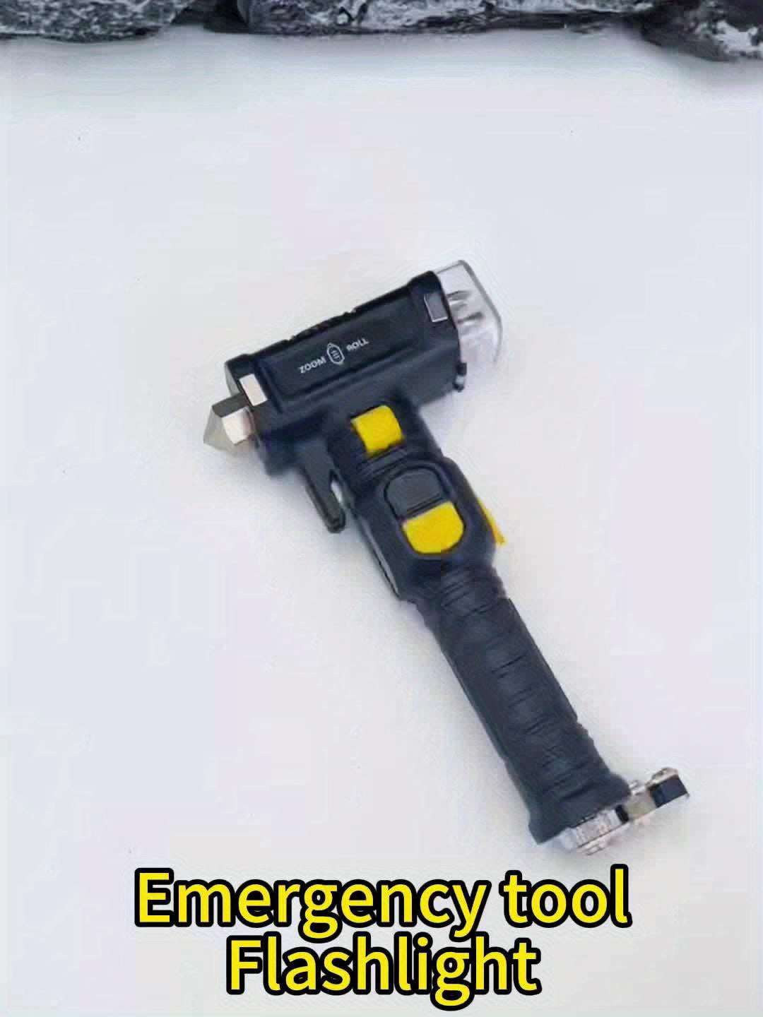 Portable Car Safety Hammer With Led Flashlight Usb