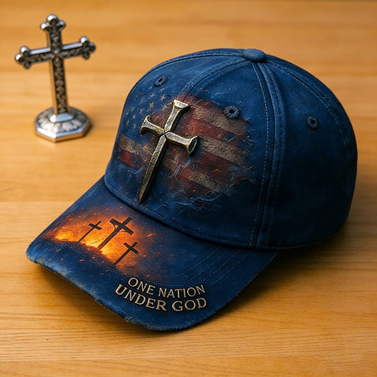 Christian Faith Beanie Hat with GOD IS GOOD Cross Design - Winter Warm Cap Suitable for Church, Streetwear & Everyday Religious Apparel - Christian Cross