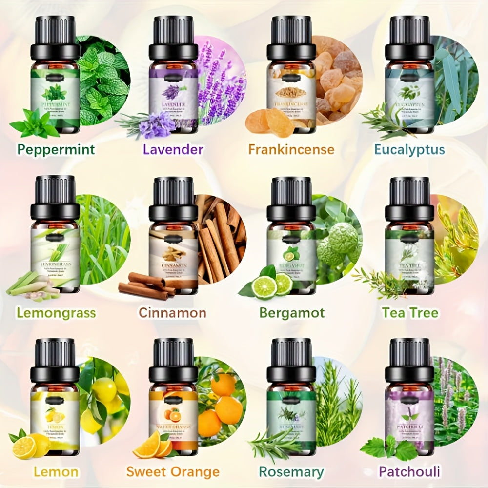 24 Piece Essential Oil Christmas Gift Set For Diffuser