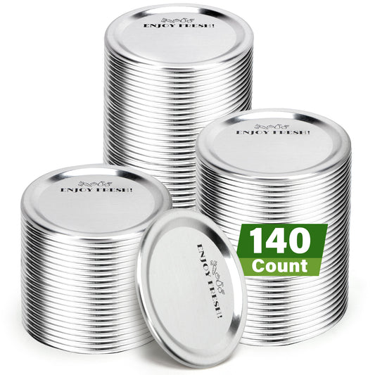 Regular Mouth Mason Jar Lids 70mm Metal Food Grade Seal 140