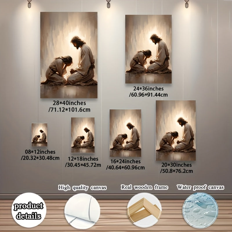 Healing Pain 2D Wrapped Canvas Poster With Wood Frame Ready To Hang Living Room