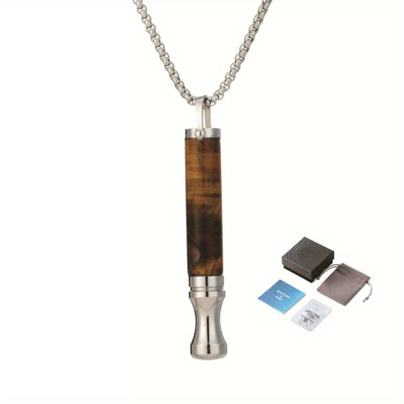 Anxiety Breathing Necklace For Relaxation Smoking Cessation