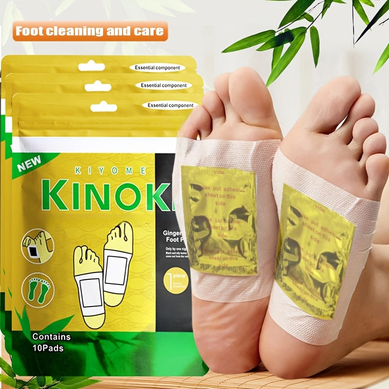 90 Pieces Deep Cleansing Foot Patch Set With Bamboo Vinegar And Ginger Powder