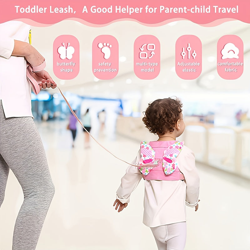 Pink Harness Leash For Girls Two In One Safety Belt