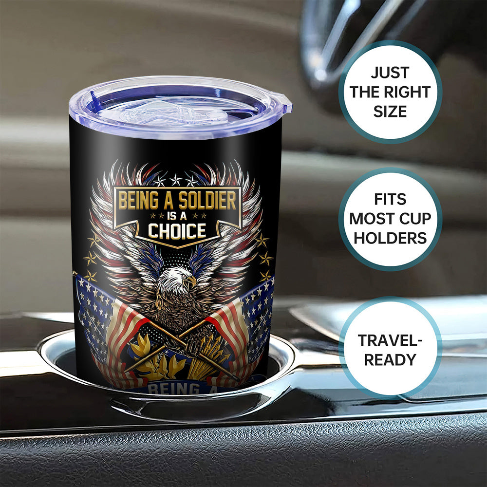 20oz 304 Stainless Steel Vacuum Insulated Tumbler With Lid, Straw And Patriotic Design