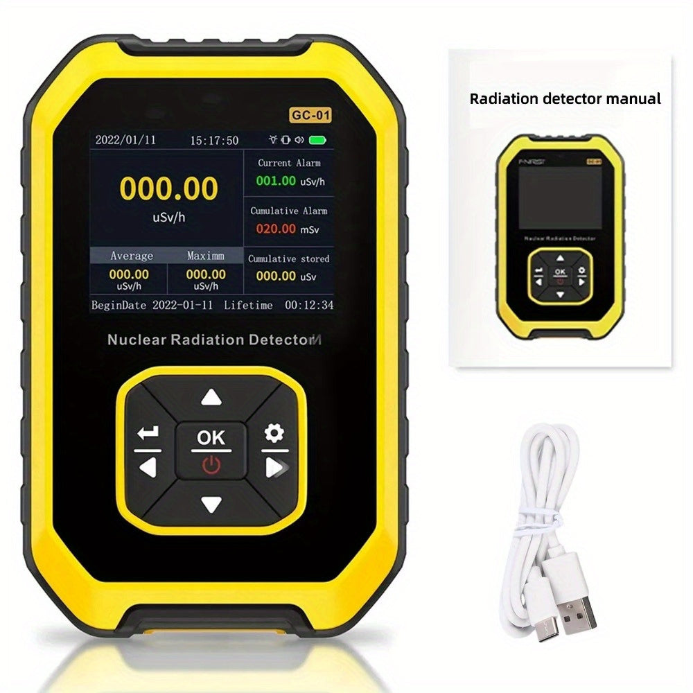 Geiger Counter Nuclear Radiation Detector With LCD Display