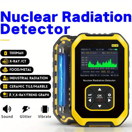 Geiger Counter Nuclear Radiation Detector With LCD Display