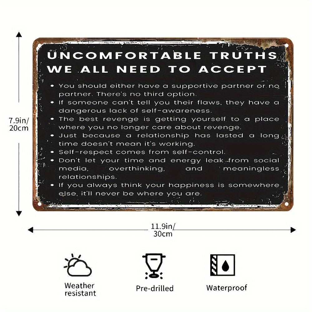 Retro Metal Sign Funny Outdoor Yard Pub Bar Home Beer Shed 12 By 8 Inches