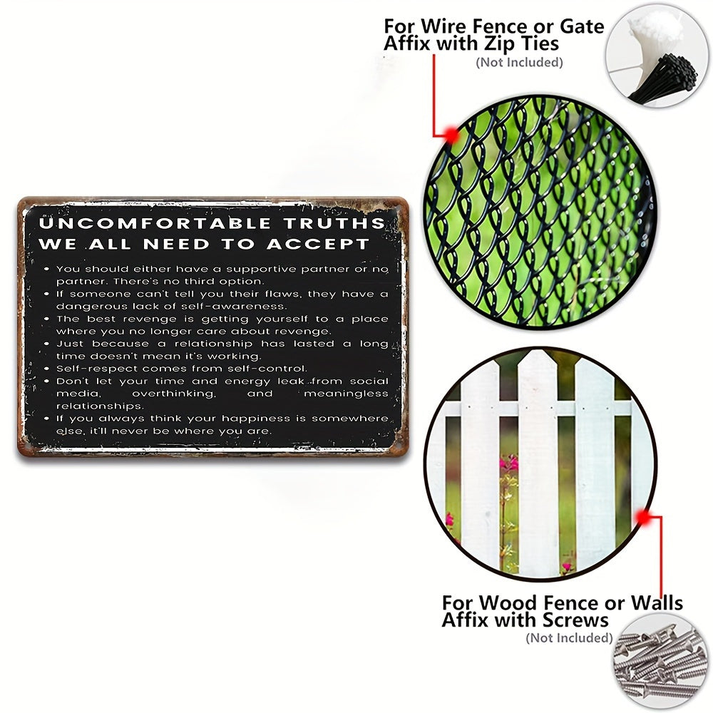 Retro Metal Sign Funny Outdoor Yard Pub Bar Home Beer Shed 12 By 8 Inches