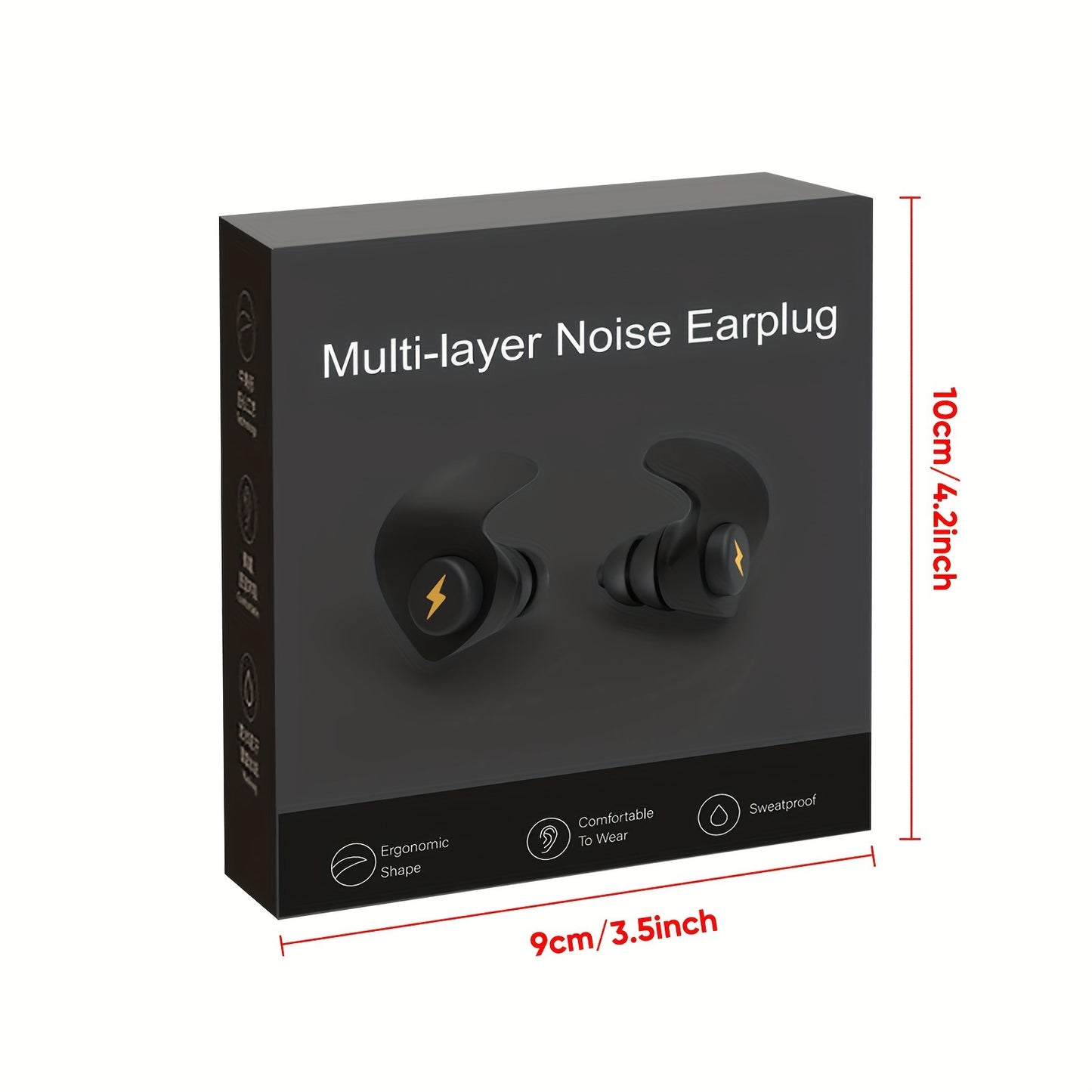 Silicone Ear Plugs For Sleeping Noise Cancelling Six Pairs