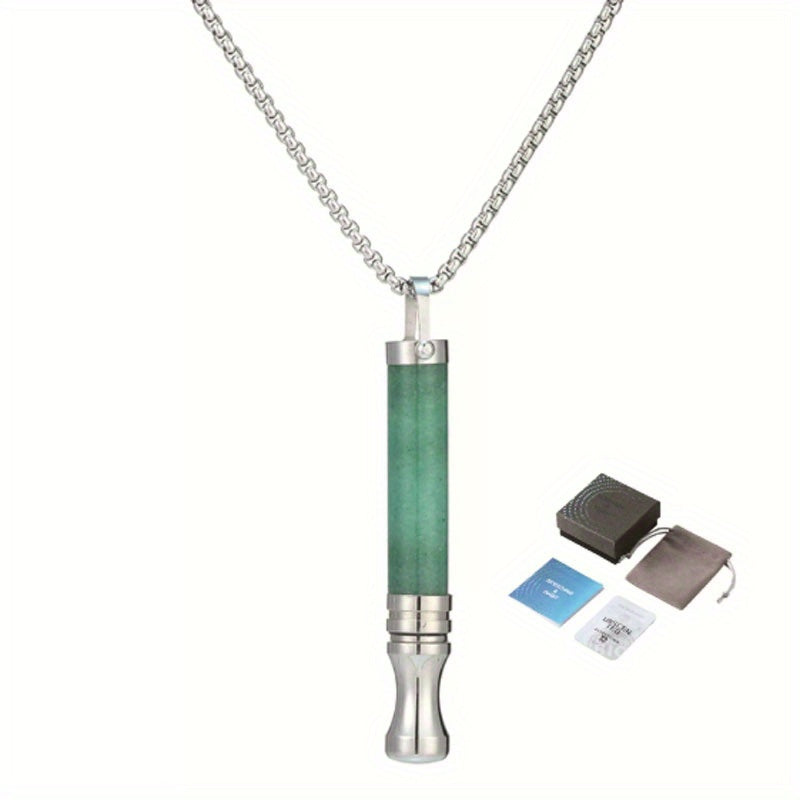 Anxiety Breathing Necklace For Relaxation Smoking Cessation