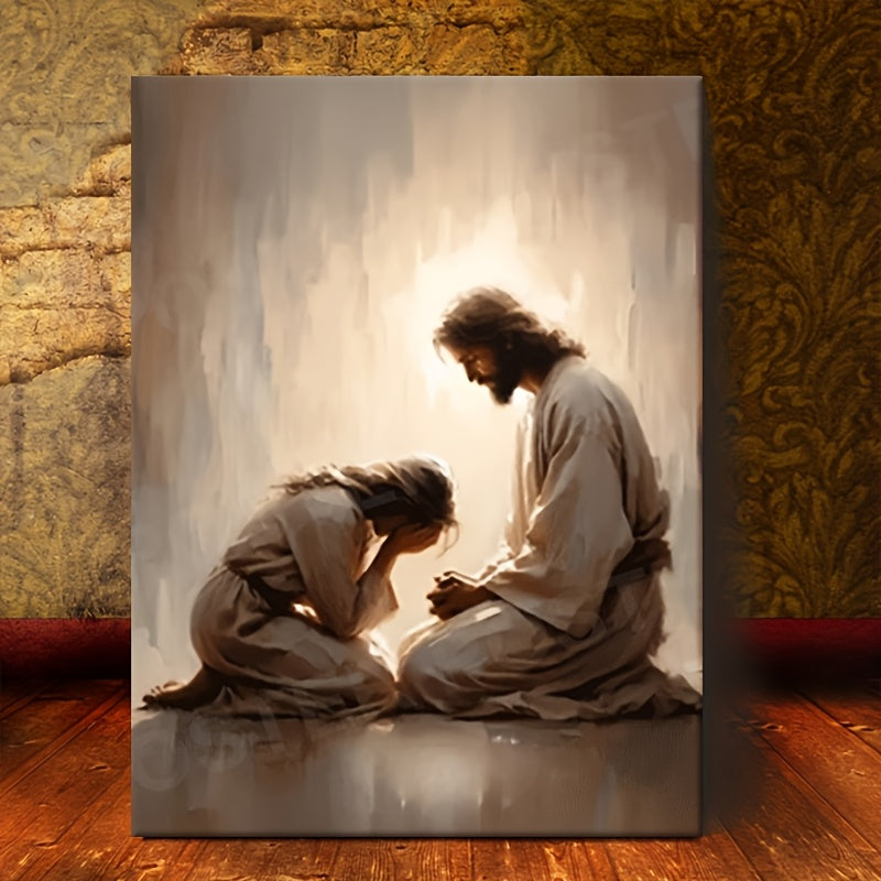 Healing Pain 2D Wrapped Canvas Poster With Wood Frame Ready To Hang Living Room