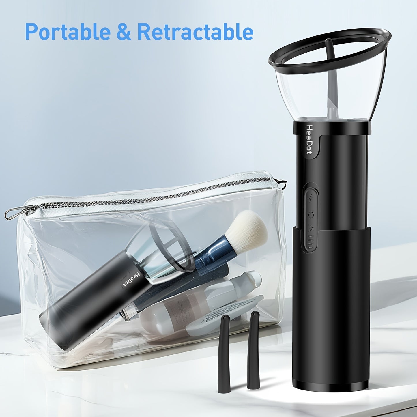 Upgraded Electric Ear Wax Removal Tool, Water Powered Ear Cleaning Tool with Irrigation Flusher, 6 Tips, 4 Pressure Settings -Safe & Effective for Ear Wax Buildup Flushing And Cleaning, Waterproof & Convenient Ear Flushing Ki