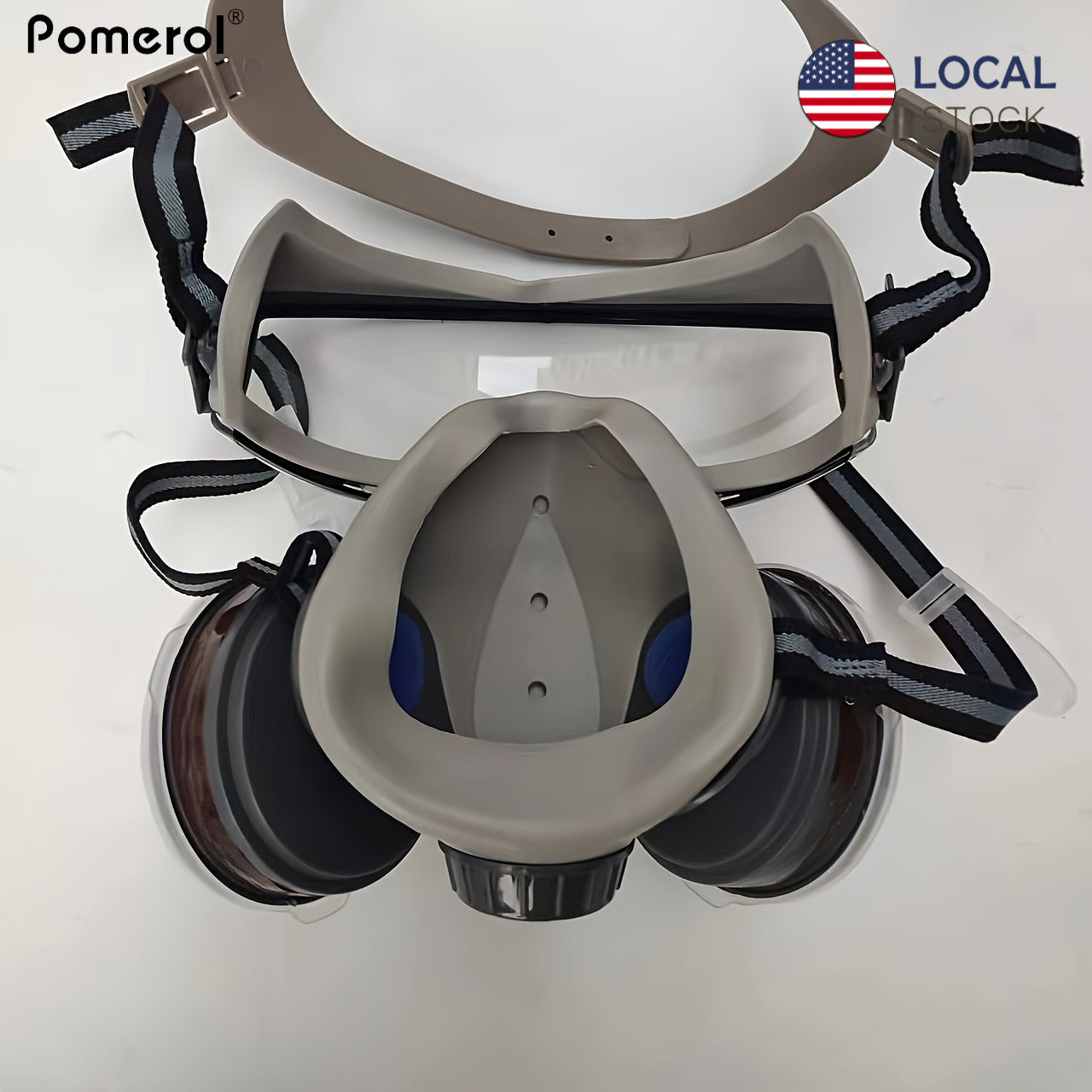 Pomerol 11In Dual Interface Full Face Respirator Reusable