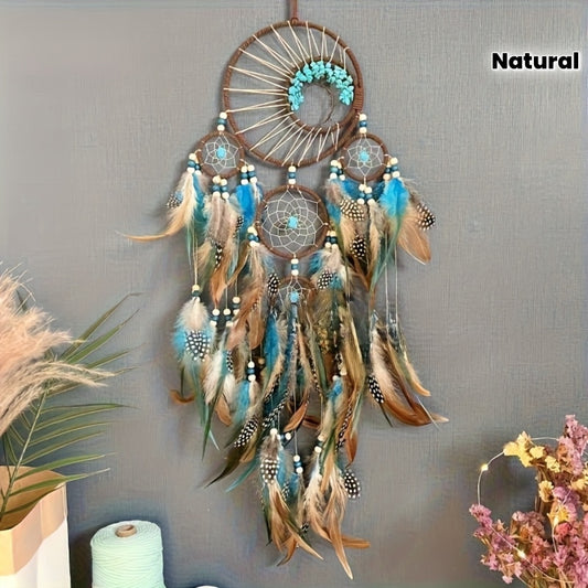 Bohemian Dream Catcher Pendant Feathers Bedroom Door Decor