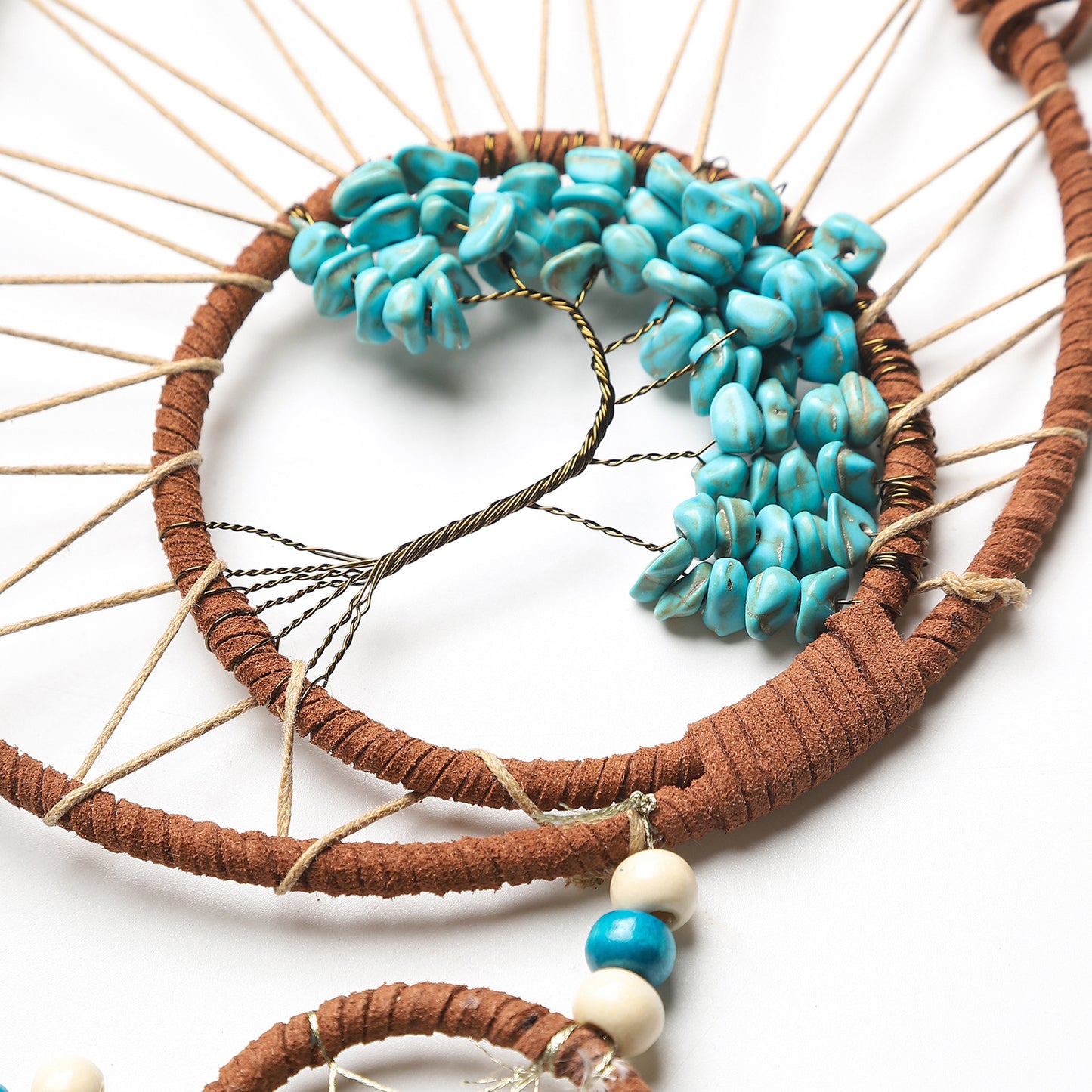 Bohemian Dream Catcher Pendant Feathers Bedroom Door Decor