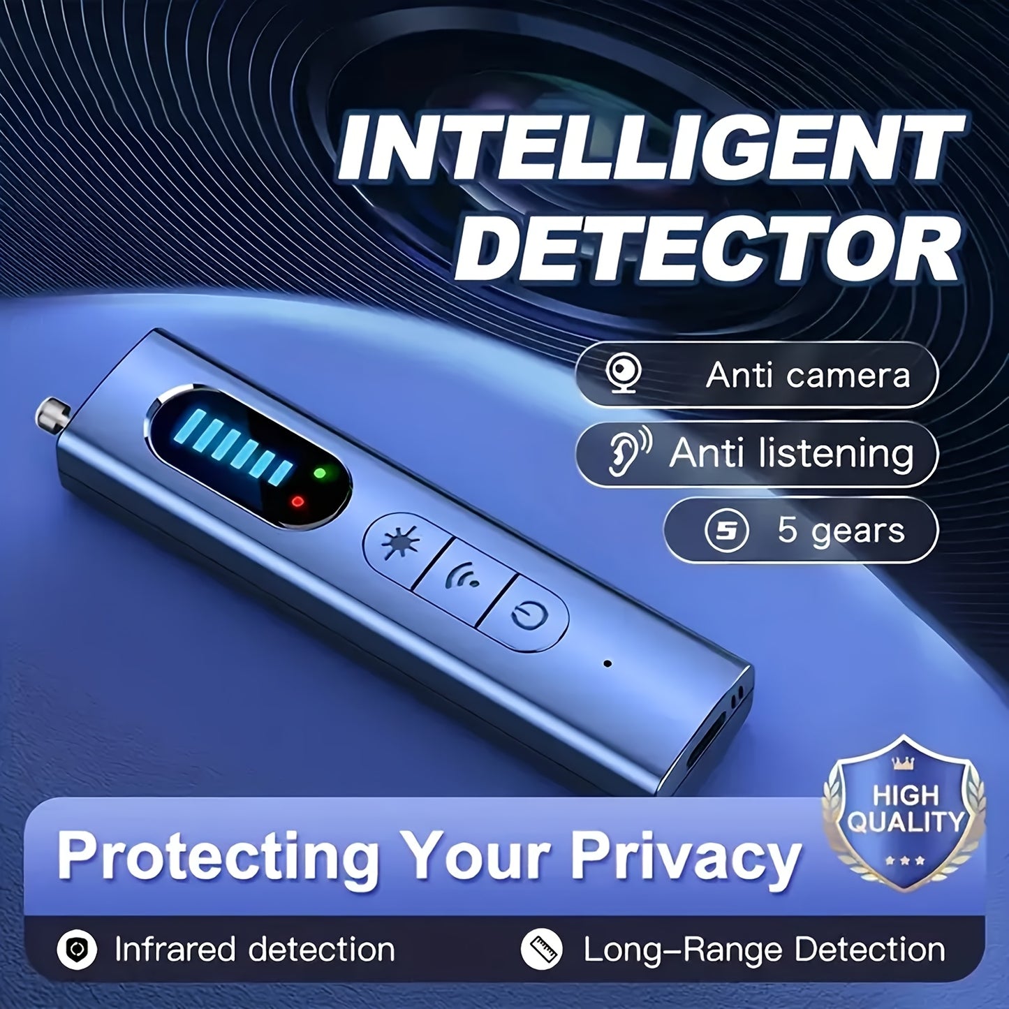 Portable Hidden Camera Detector And Anti Spy RF Locator