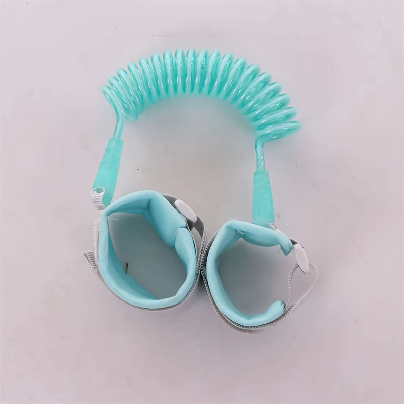 Adjustable Child Anti Lost Wrist Link Rope Band Blue Green