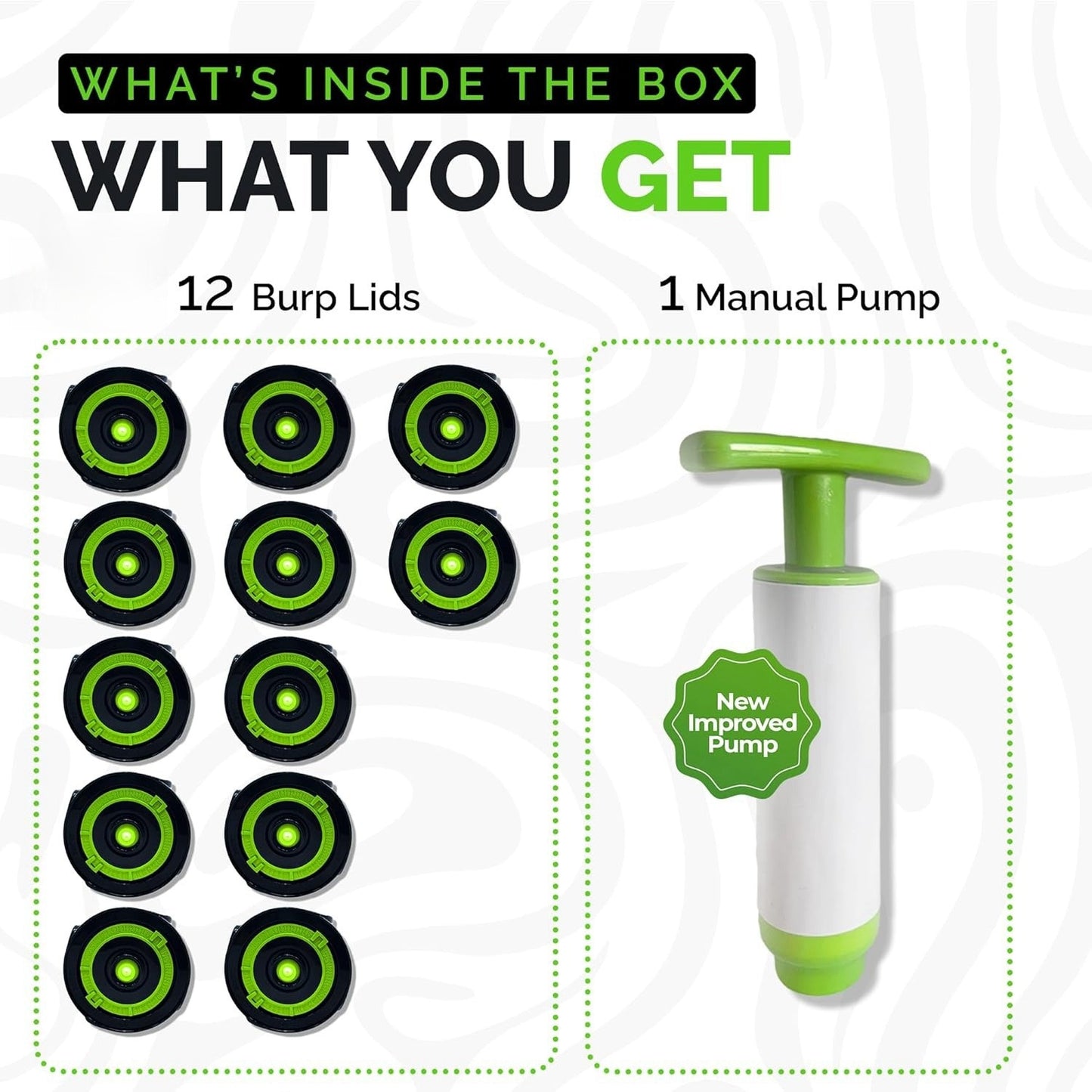 Wide Mouth Mason Jar Lids Canning and Fermenting Kit 4 Pack