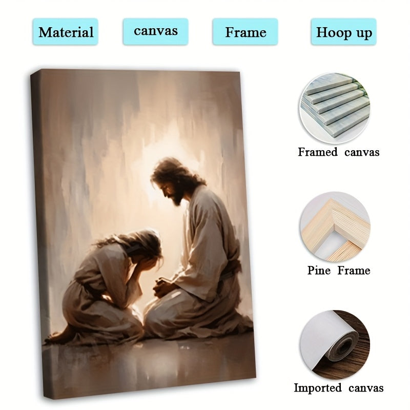 Healing Pain 2D Wrapped Canvas Poster With Wood Frame Ready To Hang Living Room