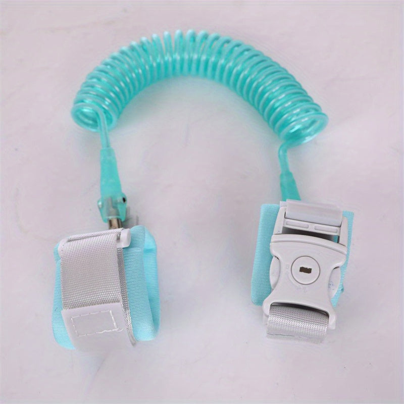 Adjustable Child Anti Lost Wrist Link Rope Band Blue Green