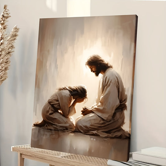 Healing Pain 2D Wrapped Canvas Poster With Wood Frame Ready To Hang Living Room