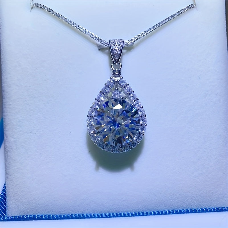 S925 silver, Moissanite necklace for both men and women, engagement wedding gift, Necklace For Women, Necklaces For Women, Necklace For A Woman, Moissanite Necklace For Women, Necklace For Wedding For Women, Moissanite Pendan