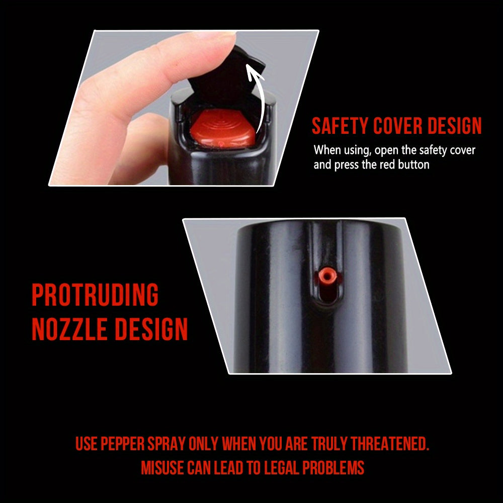 1-4pcs Portable Pepper Spray - 16 Feet Range, Suitable for Men And Women, Protect Your Safety at Any Time