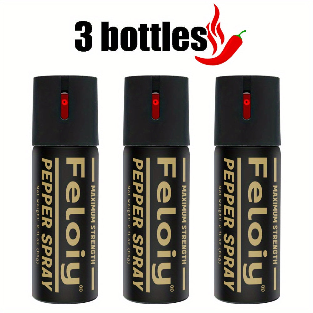 1-4pcs Portable Pepper Spray - 16 Feet Range, Suitable for Men And Women, Protect Your Safety at Any Time