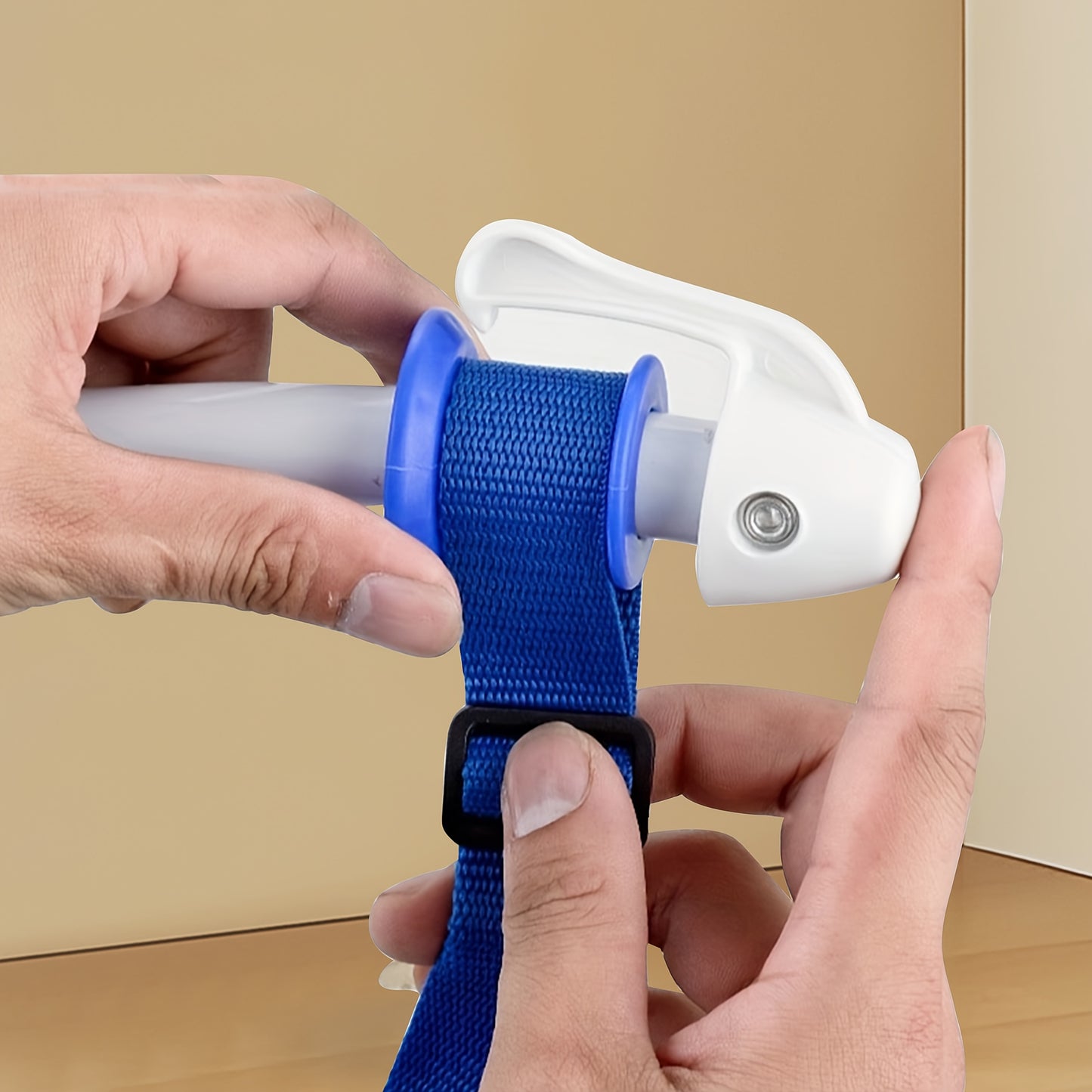 Adjustable Baby Walking Harness Comfort Seat Nylon Blue