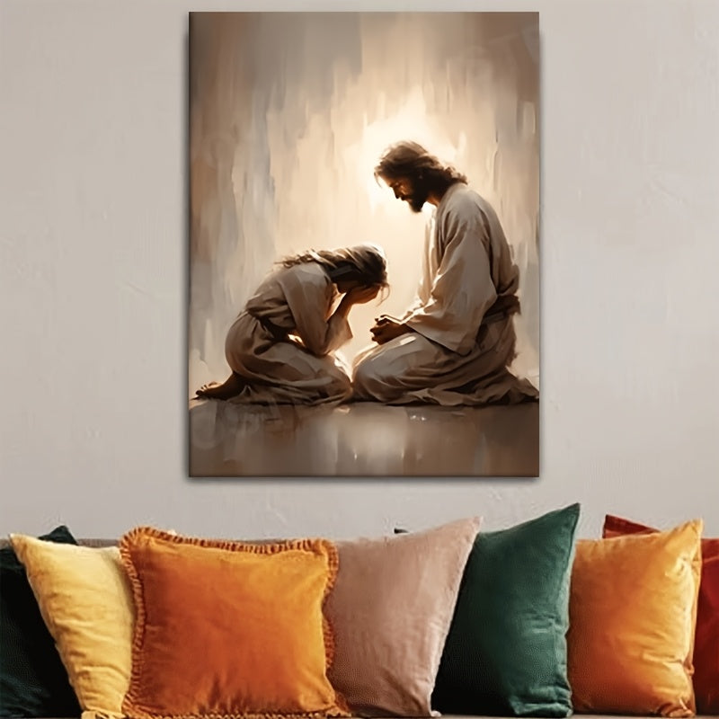 Healing Pain 2D Wrapped Canvas Poster With Wood Frame Ready To Hang Living Room