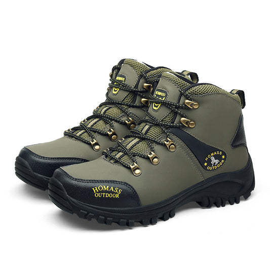 Mens High Top Waterproof Hiking Boots All Season Outdoor