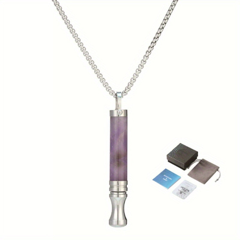 Anxiety Breathing Necklace For Relaxation Smoking Cessation