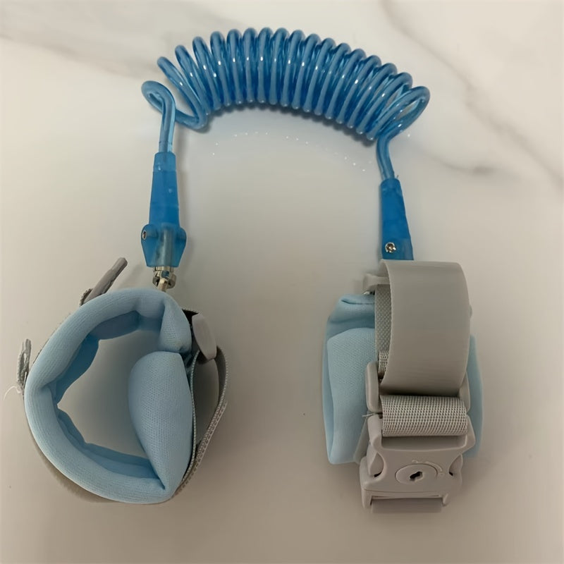 Adjustable Child Anti Lost Wrist Link Rope Band Blue Green