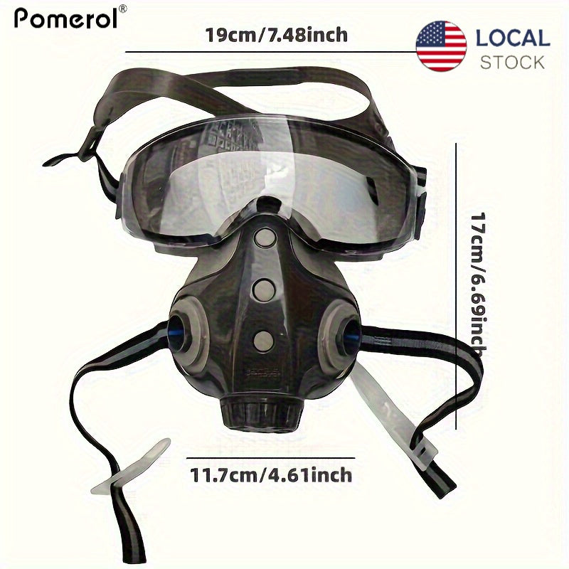 Pomerol 11In Dual Interface Full Face Respirator Reusable