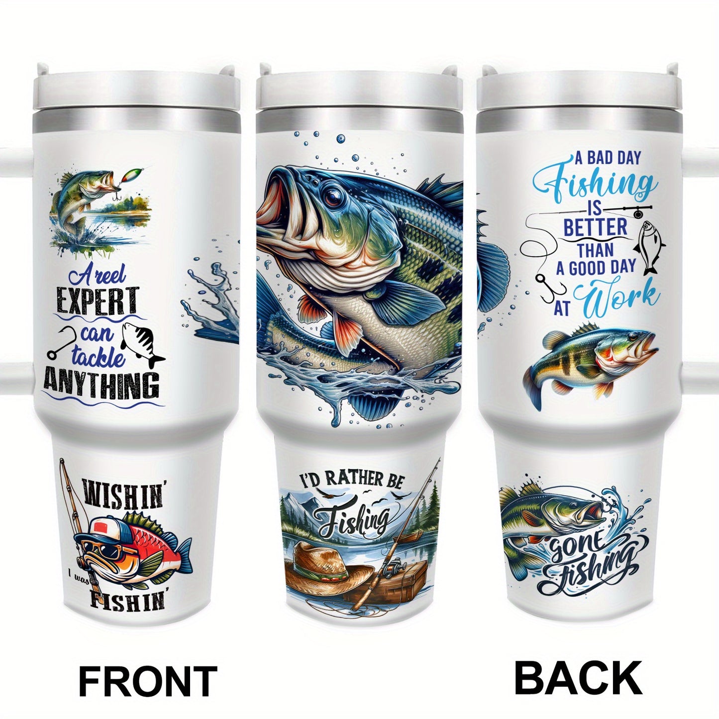 40oz Stainless Steel Vacuum Insulated Bottle With Handle