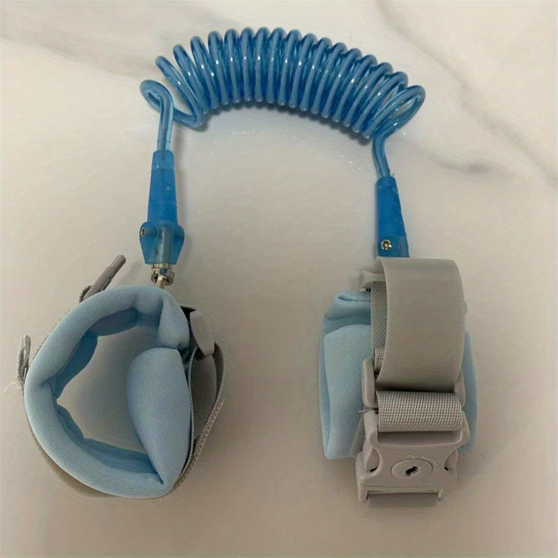 Adjustable Child Anti Lost Wrist Link Rope Band Blue Green