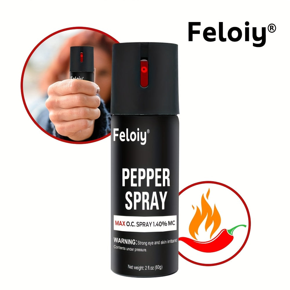 3.72oz Pepper Spray Water Column Sprayer Flip Cap Safety