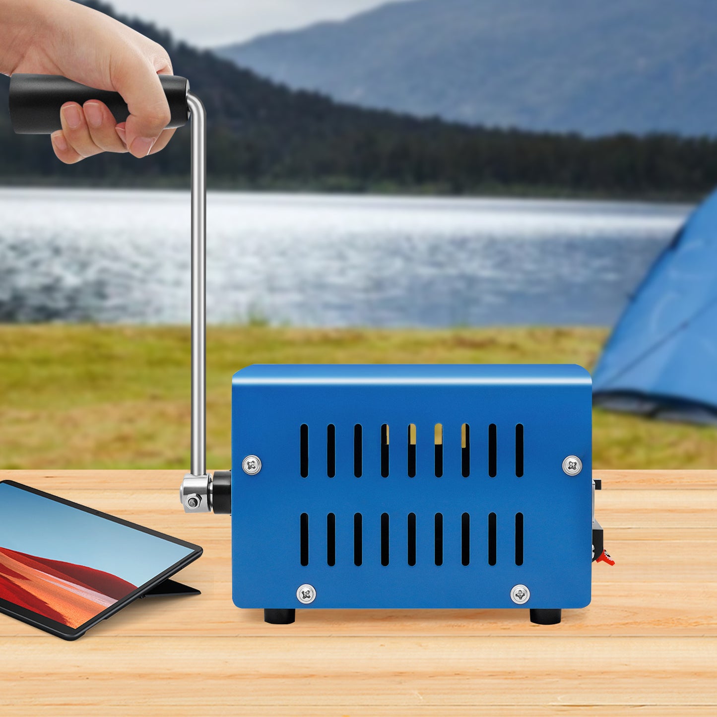 Hand Crank Portable Generator Manual Power For Emergencies