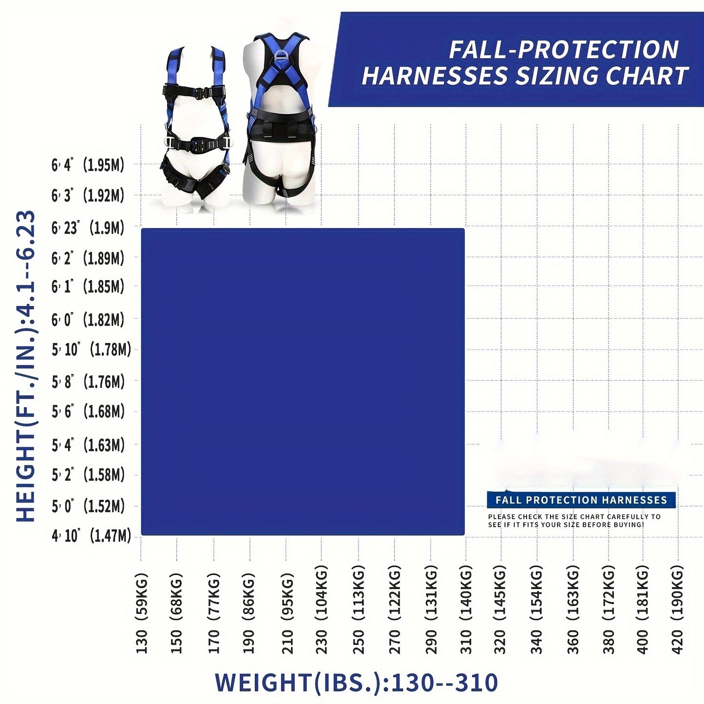 Safety Harness Fall Protection Quick Plug Z359 Standard