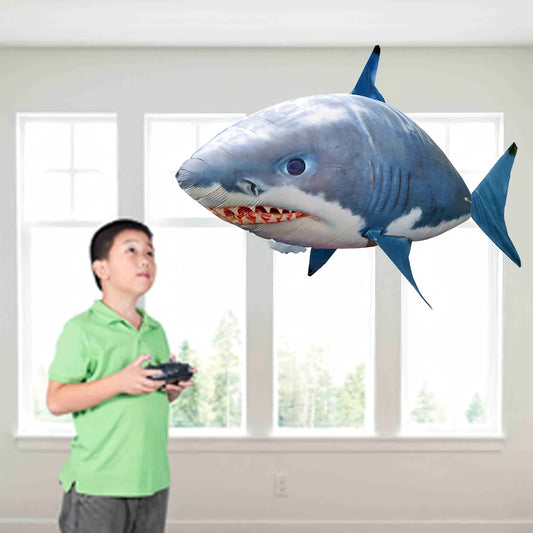 Remote Control Gliding Shark Inflatable RC Flying Fish Toy