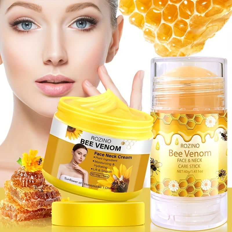Bee Venom Skin Care Set for Face Lips Neck Hands Feet