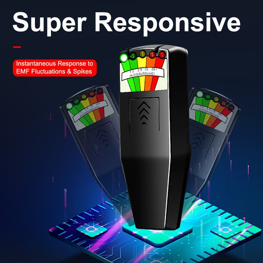 Portable EMF Meter Electromagnetic Radiation Detector 5 Led